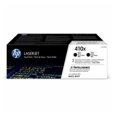 Toner Original HP 410X (CF410XD) Pack 2