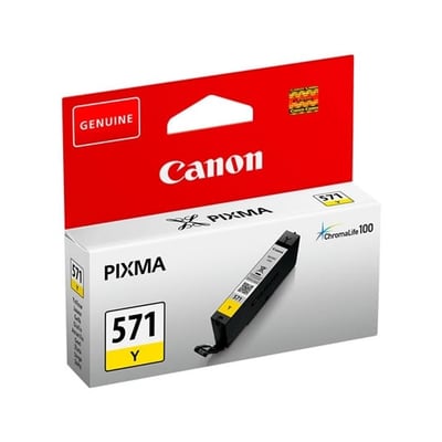 Cartucho de tinta Original Canon CLI-571 Amarillo