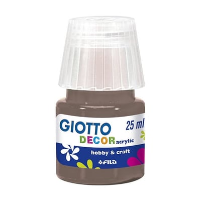 Tinta Acrílica Giotto Decor 25ml Gris - Pack 6