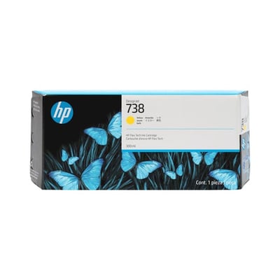 Tinteiro Original HP 738 XL Amarelo