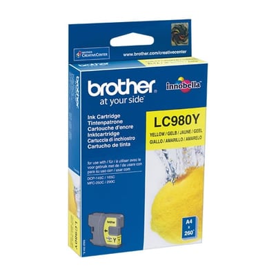 Cartucho de tinta Original Brother LC980 Amarillo