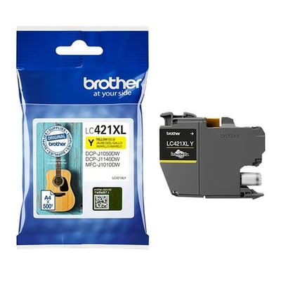Cartucho de tinta Original Brother LC421 XL Amarillo