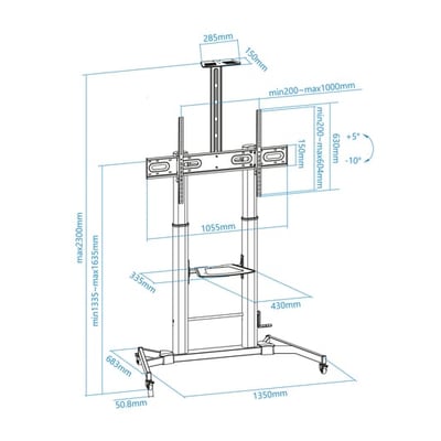 TooQ ZEUS 2,54 m (100")