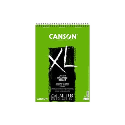 Bloc Espiralado Canson XL Dessin A3 160gr 50 Hojas
