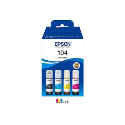 Cartucho de tinta Original Epson 104 70ml - Pack 4 Colores