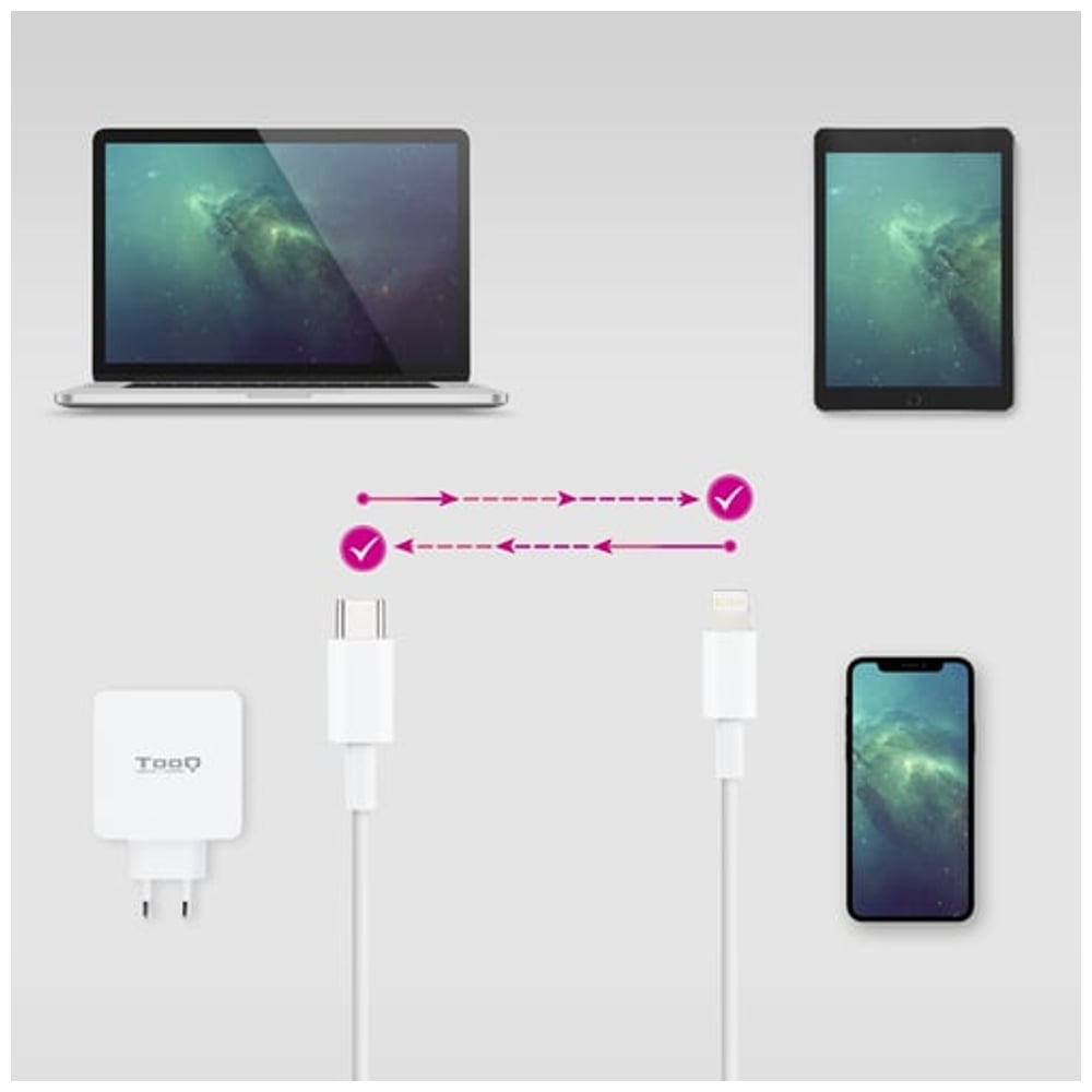Cabo Lightning 0.5m (USB-C para Lightning)