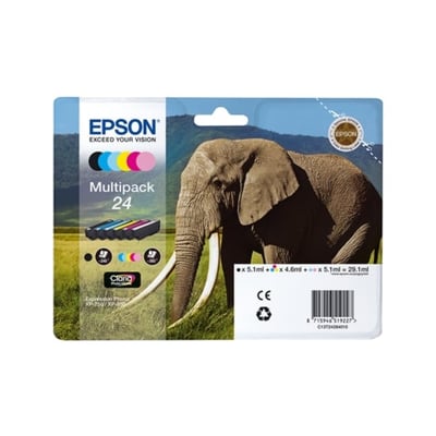 Cartucho de tinta Original Epson 24 Pack 6 Colores