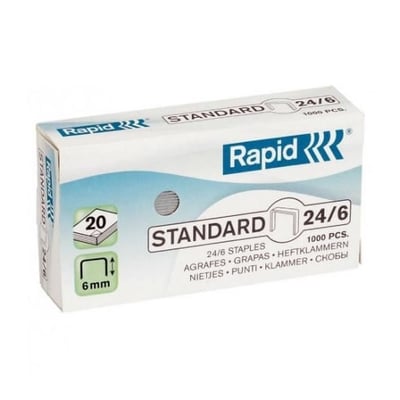 Agrafos 24/6 Rapid Cx 1000un
