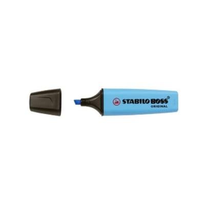 Marcador Stabilo Boss Fluorescente Azul - 1ud
