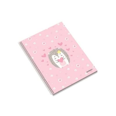 Cuaderno Espiral A4 Pets & Friends Cuadriculado - 10un