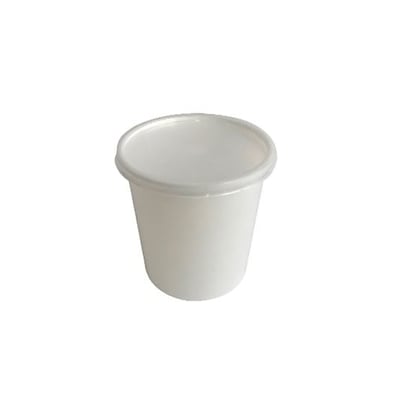 Caixa Alimentar PP Branco Redonda 1000ml - 100un