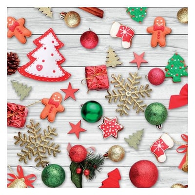 Papel Embrulho Natal Boxing 70cmx100mts 25 folhas