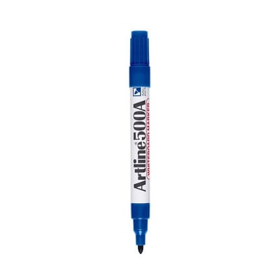 Marcadores de Pizarra Blanca Artline 500 Azul 12un