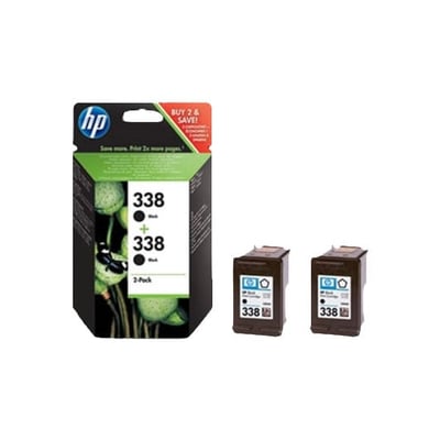 Cartucho de tinta Original HP 338 (CB331E) Negro 2 uni.