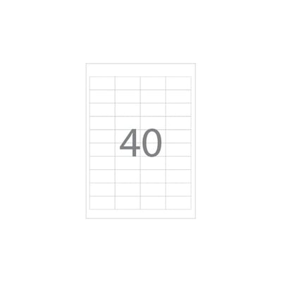 Etiquetas Autoadhesivas 48,5x25,4mm - 100 Hojas A4