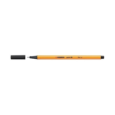 Marcador Stabilo Point 88 Negro - 1ud