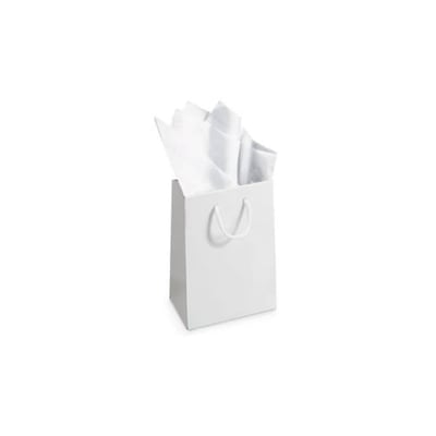 Papel Seda 52x76cm 18g Blanco - Pack 25 Hojas