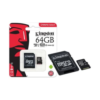 Cartão Memória Kingston Micro SDCS 64GB CL10