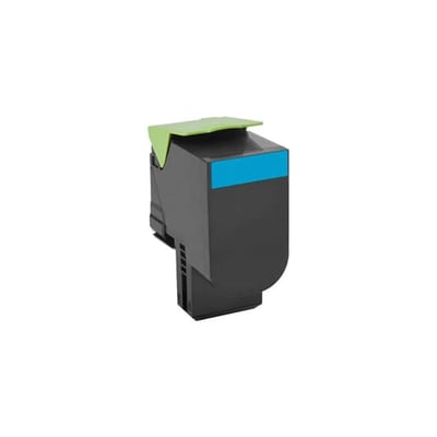 Toner Compatível Lexmark CX410 Ciano