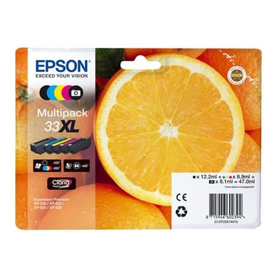 Cartucho de tinta Original Epson 33 XL Pack 5 colores