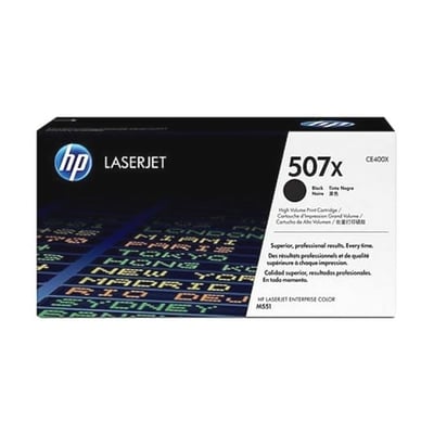 Toner Original HP Laserjet 507X (CE400X) Preto