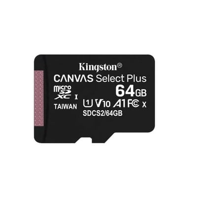 Tarjeta de Memoria Kingston CANVAS Select Plus 64GB