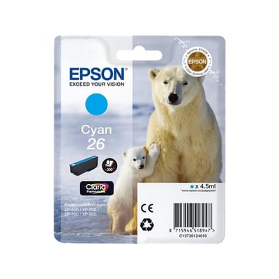 Cartucho de tinta Original Epson T2612 Cian