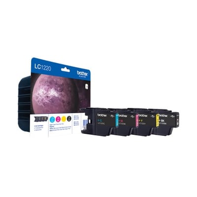 Cartucho de tinta Original Brother LC1220 Pack 4 Colores