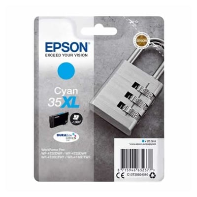 Cartucho de tinta Original Epson 35 XL Cian