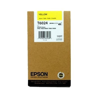 Cartucho de tinta Original Epson T6024 Amarillo