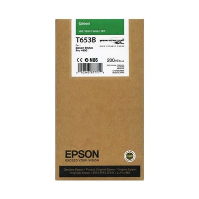 Cartucho de tinta Original Epson T653B Verde