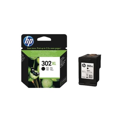 Tinteiro Original HP 302 XL (F6U68A) Preto