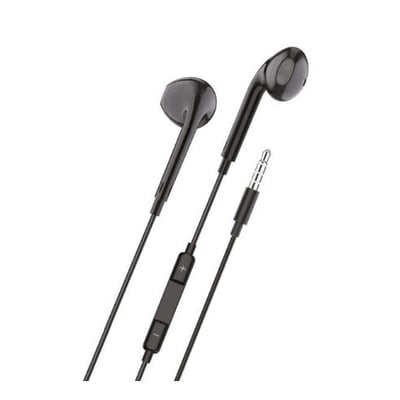 Auriculares EarTech Com Microfone Jack 3.5mm - Preto
