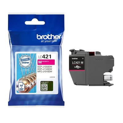 Cartucho de tinta Original Brother LC421 Magenta