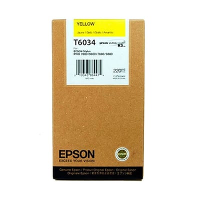 Cartucho de tinta Original Epson T6034 Amarillo