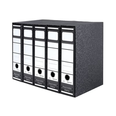 Carpeta + Cx Fija L80 310x290 Mármol Negro Pack 5