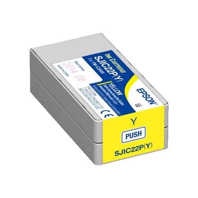 Cartucho de tinta Original Epson SJIC22 Amarillo