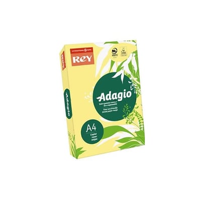 Papel Fotoc. Adagio A4 80gr Amarelo Claro 1x500f
