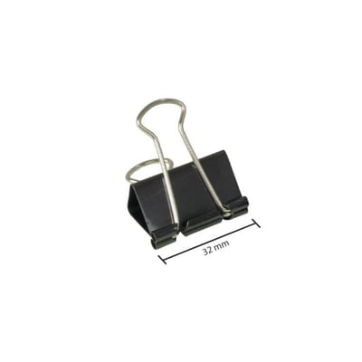 Molas para papeis 32mm Cx 12un
