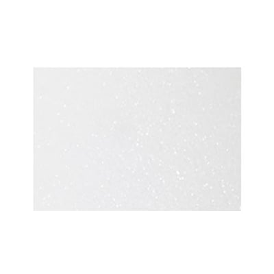 Goma Eva 50x70cm Purpurina Blanco - Pack 10