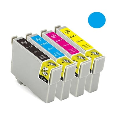 Tinteiro Compatível Epson T0912 Ciano