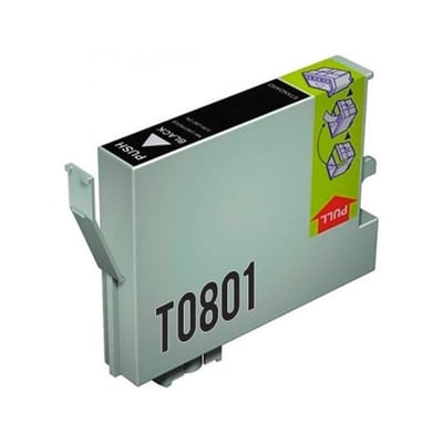 Tinteiro Compatível Epson T0801 Preto