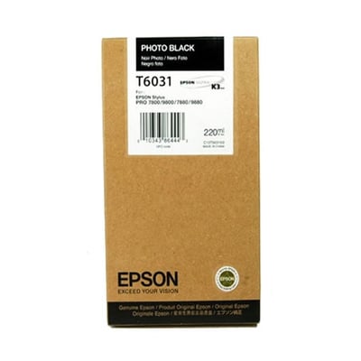 Cartucho de tinta Original Epson T6031 Negro Photo