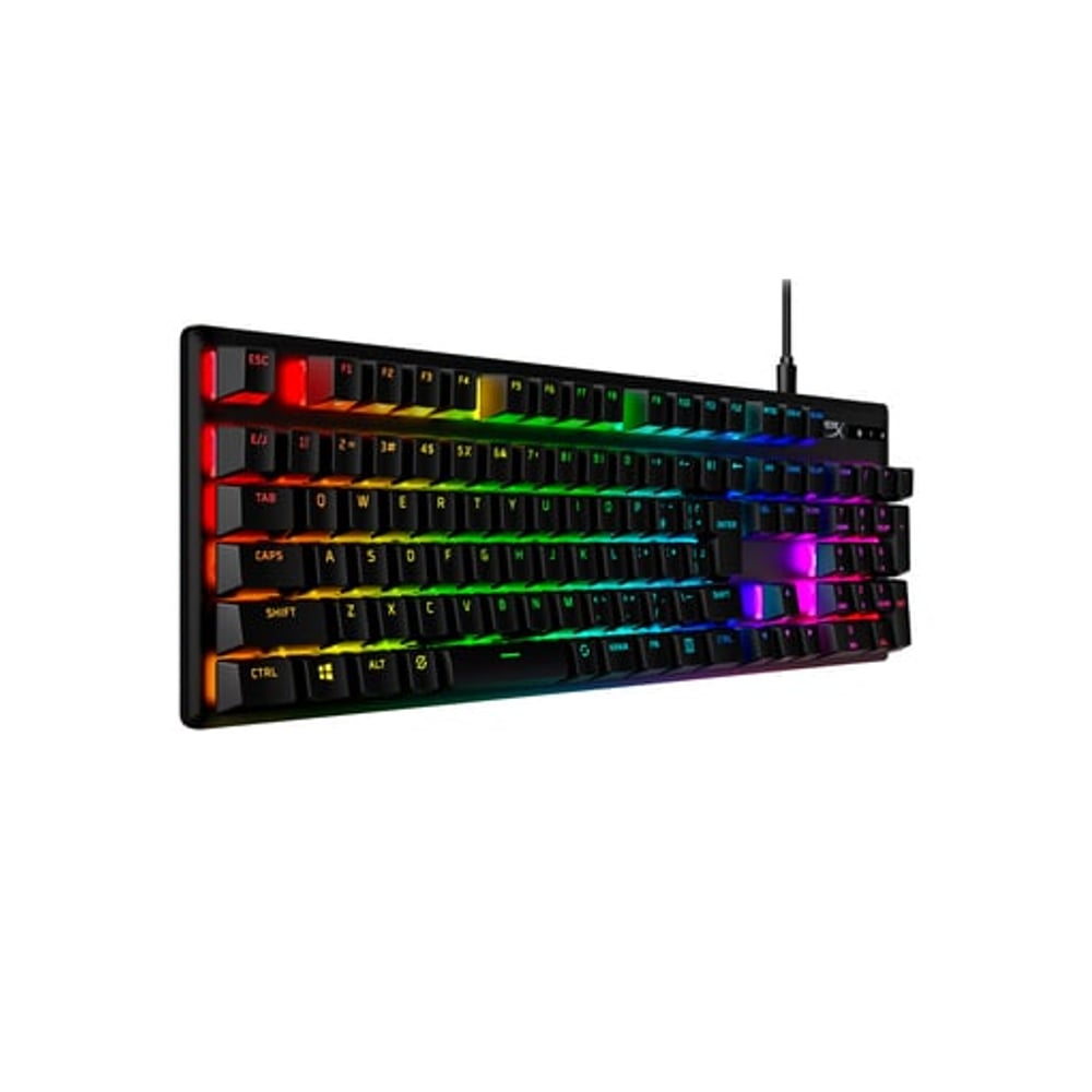 Teclado mecânico de gaming HyperX Alloy Origins PBT HX Red
