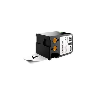 Fita Dymo Vinil Preto/Branco 54mm x 7.5m