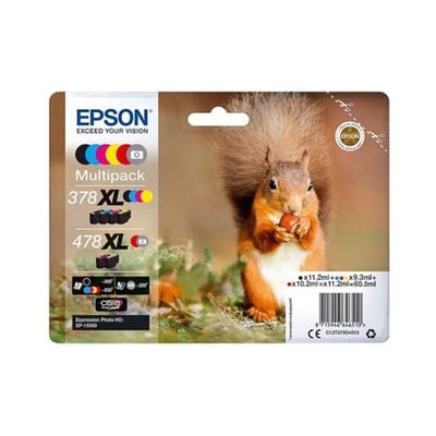 Cartucho de tinta Original Epson 378 XL + 478 XL