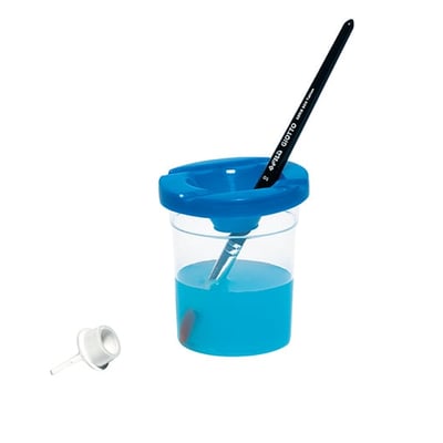 Copo Giotto para Pincéis com Tampa e Suporte