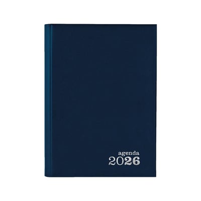 Agenda Diária 2026 Basic A5 Azul