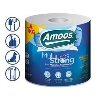 Rolo Toalhas Multiusos Strong - 6un