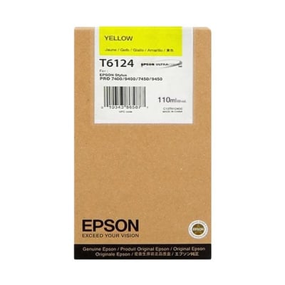 Cartucho de tinta Original Epson T6114 Amarillo